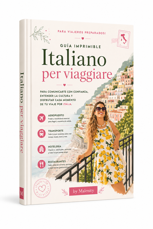 Italiano Per Viaggiare by Malenity - Guía imprimible